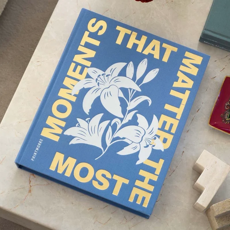 Fotoalbum Printworks "Moments that matter the most" | hochwertiges Album im schönen Design