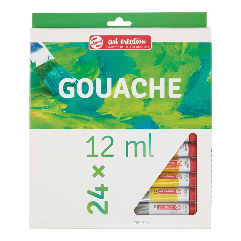 TALENS ART CREATION Set Gouache 24 x 12 ml