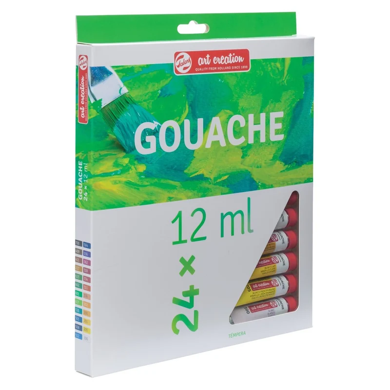 TALENS ART CREATION Set Gouache 24 x 12 ml