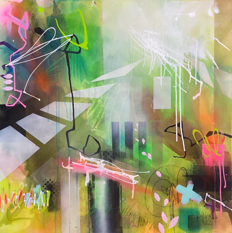 Bea Garding Schubert: "Dream Green No.1"