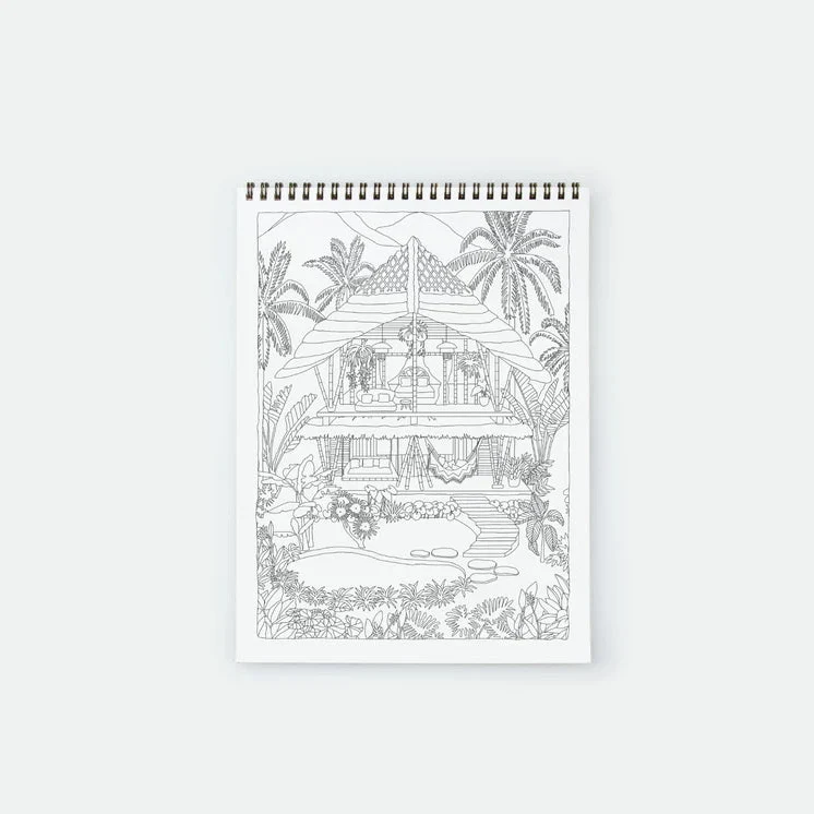 Malbuch “Exotic Bathtub” | Entspannte Kreativmomente | ALL THE WAYS TO SAY