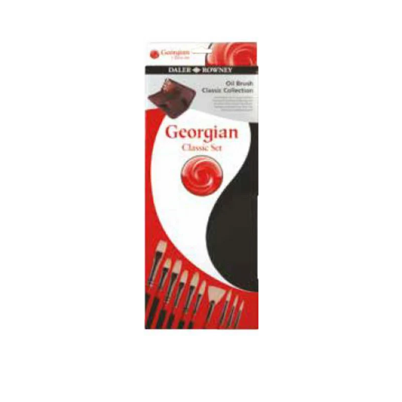 GEORGIAN Zip-Set Classic Naturborste langstielig