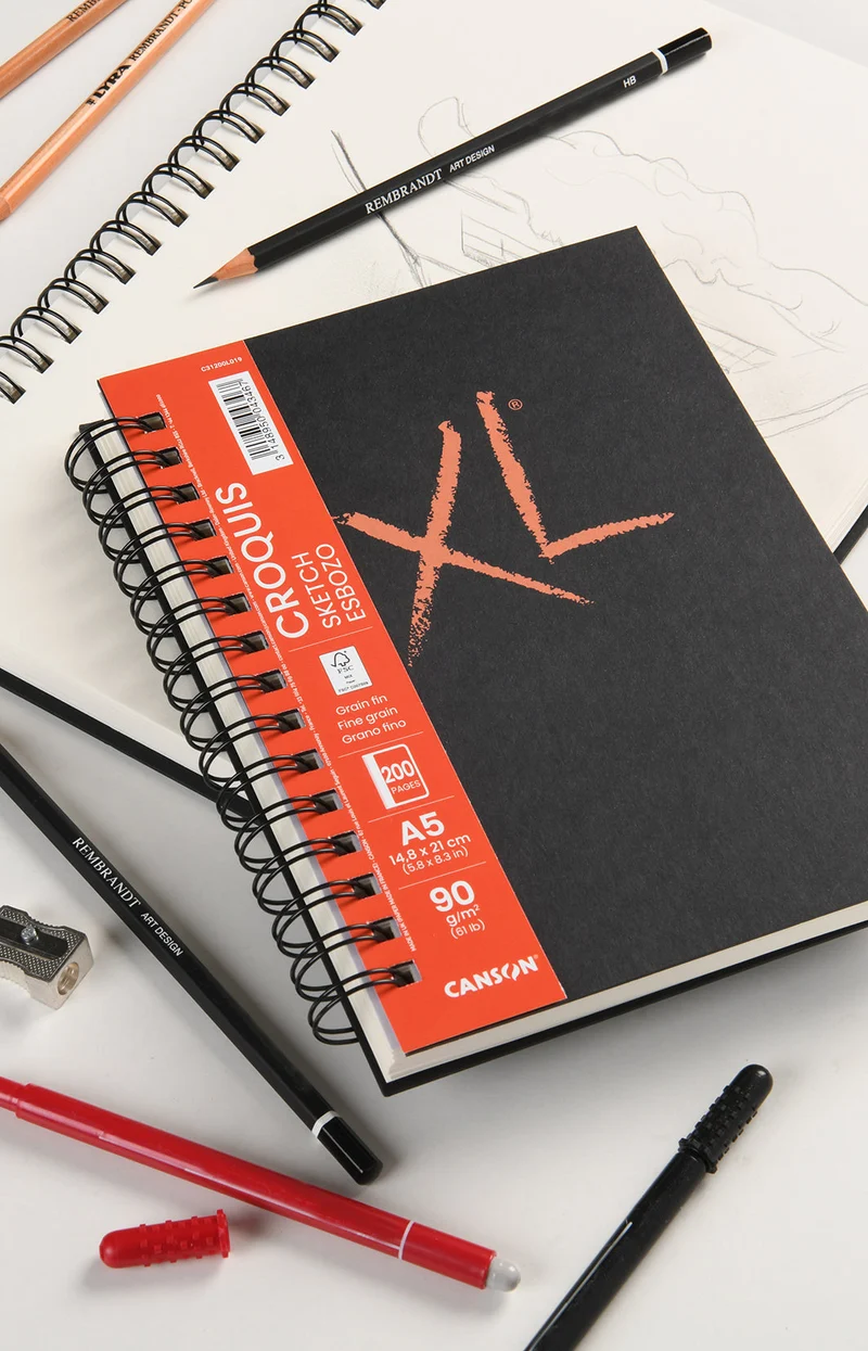 Skizzenblock CANSON XL Sketch 90 g/m² 200 Blatt A4