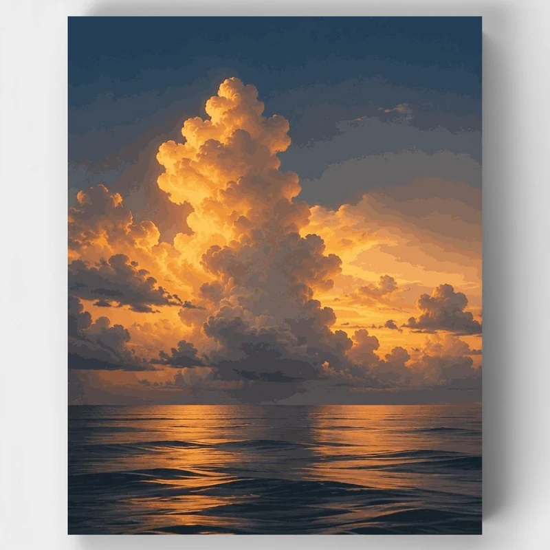 "Airy Waves" Paint by Numbers Kit