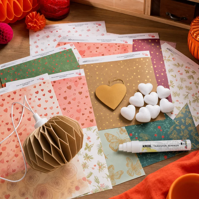 Set creativo per scrapbooking e decorazioni
