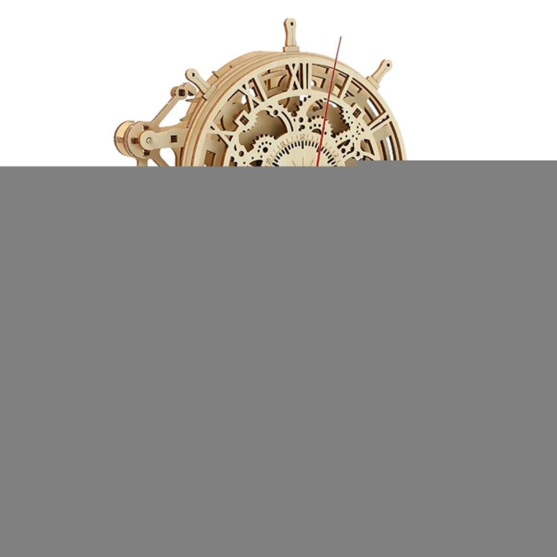 3D Holzpuzzle Uhr – Piratenschiff Modellbausatz zum Selberbauen