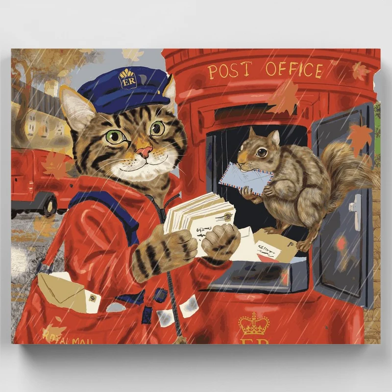 "The Trusty Postie" Paint by Numbers Kit