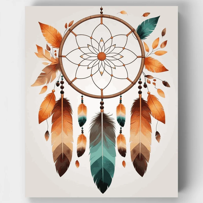 Boho Dream Catcher - Paint by Numbers Kit