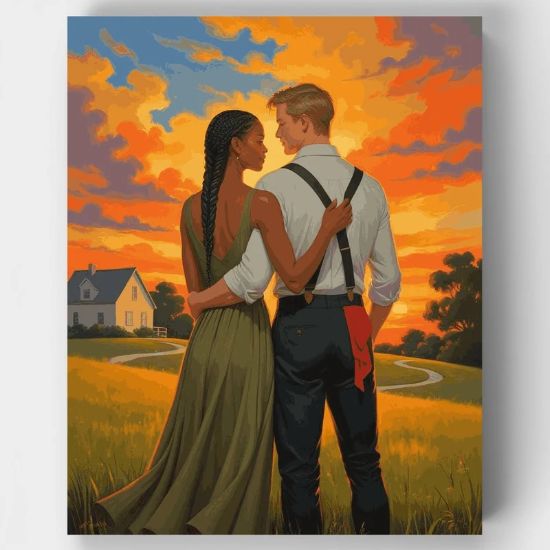Golden Hour Romance - Paint by Numbers Kit