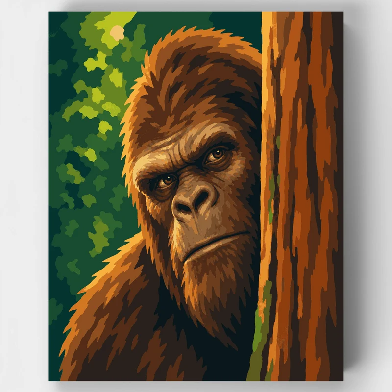 Redwood Bigfoot - Paint by Numbers Kit