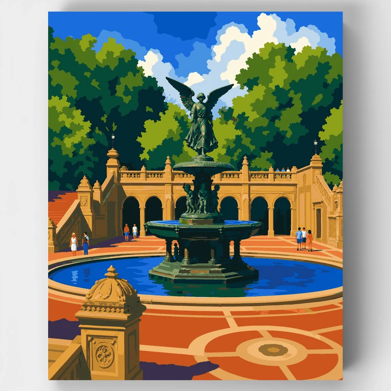 Angel of the Waters - Paint by Numbers Kit