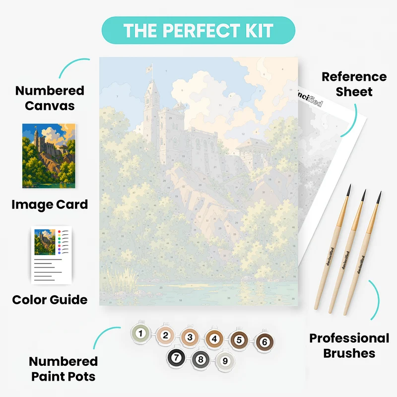 Belvedere Castle - Paint by Numbers Kit