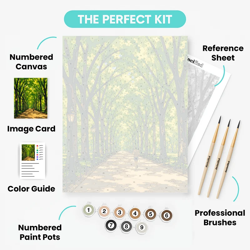 Elm Canopy Jogger - Paint by Numbers Kit