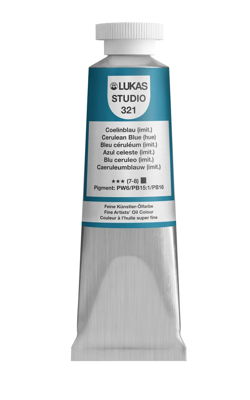 LUKAS STUDIO Ölfarbe - 0321 Coelinblau (imit) (37/75/200ml)