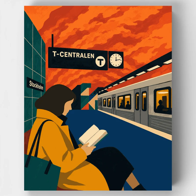 T-Centralen Reader - Paint by Numbers Kit