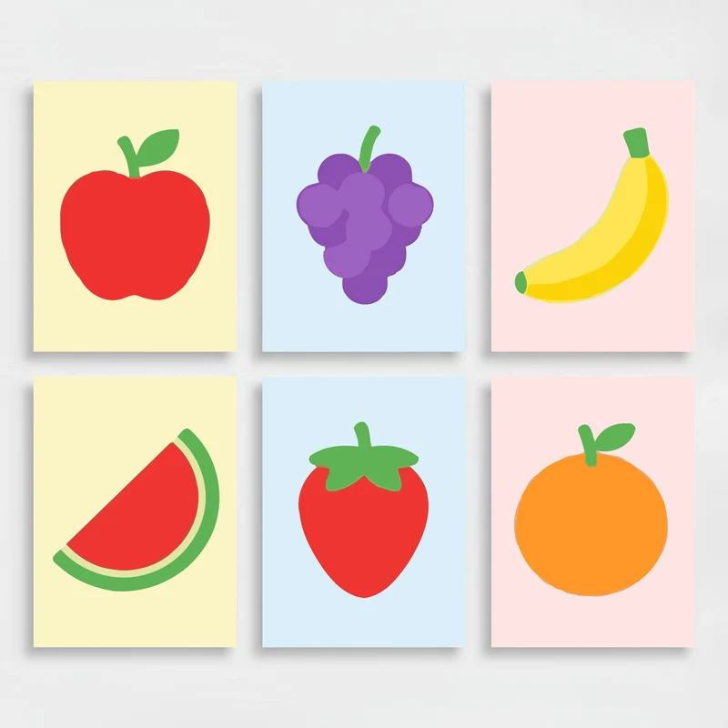 Fruity Friends - Mini Paint by Numbers Set