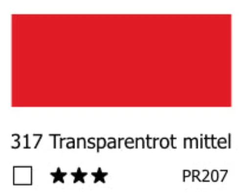 REMBRANDT Ölfarbe - 317 Transparentrot Mittel 40ml