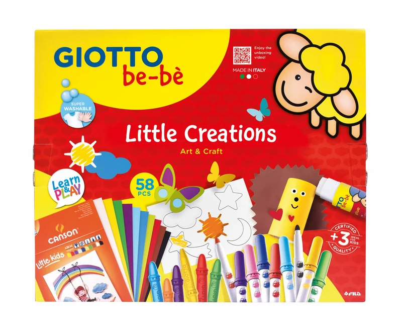 Kreativni set za stvaranje GIOTTO be-bè Little Creations 58 kom