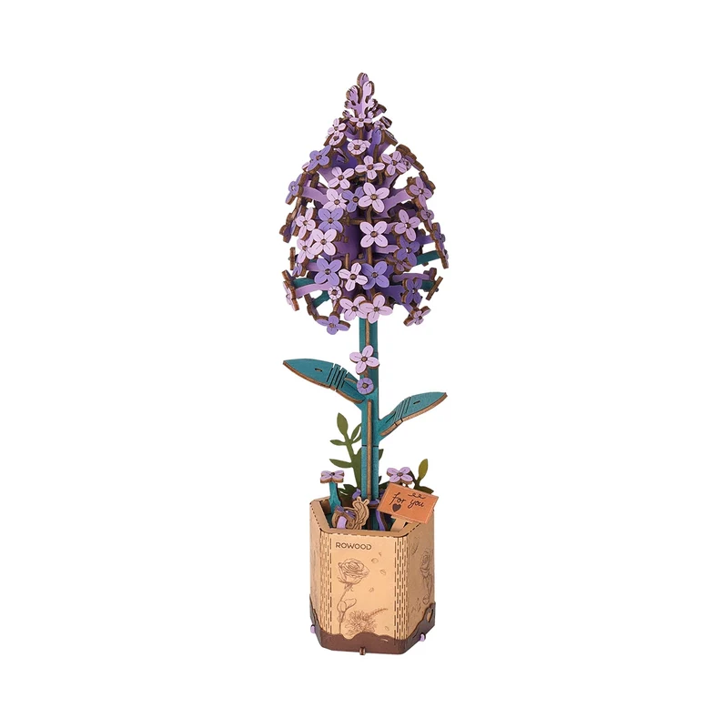 DIY-Blume „Lilac“ | Zarte Holzblume | Rolife