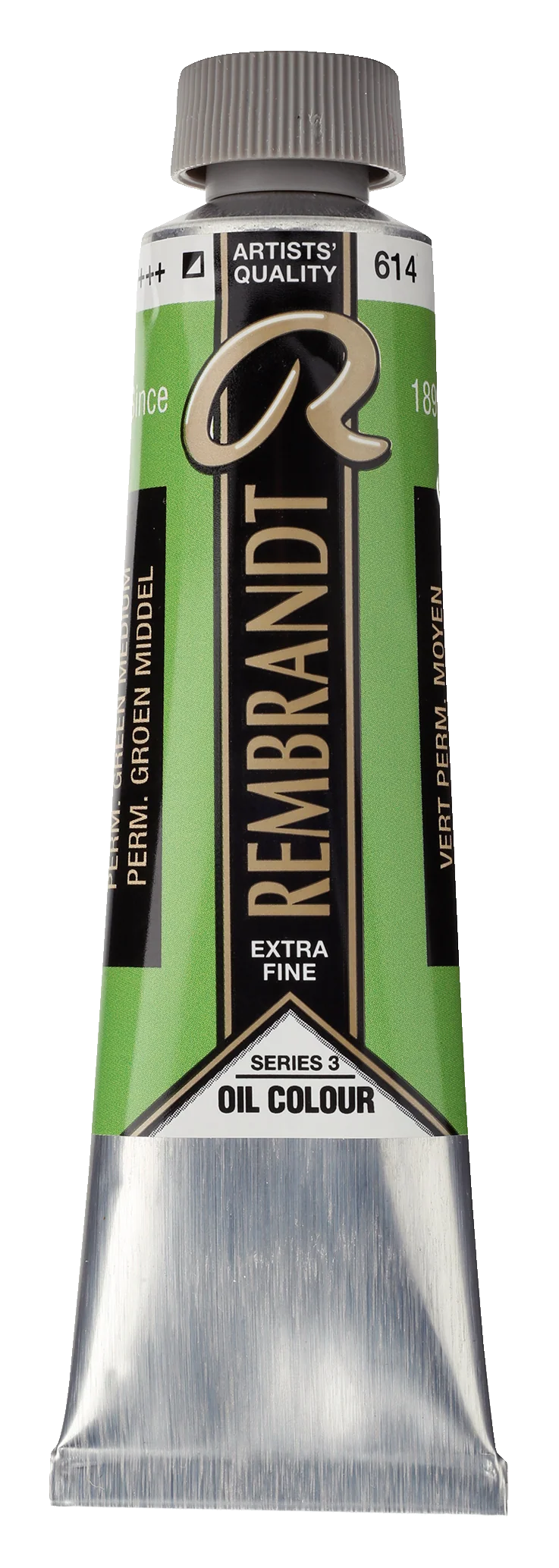 REMBRANDT Ölfarbe - 614 Permanentgrün mittel 40ml