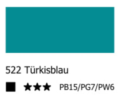 REMBRANDT Ölfarbe - 522 Türkisblau 40ml