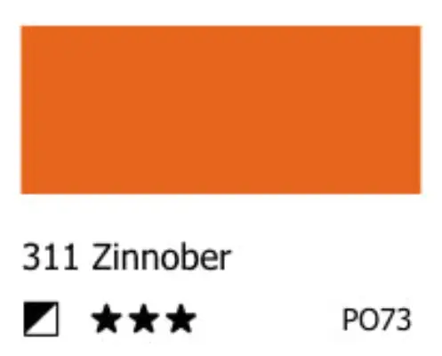 REMBRANDT Ölfarbe - 311 Zinnober 40ml