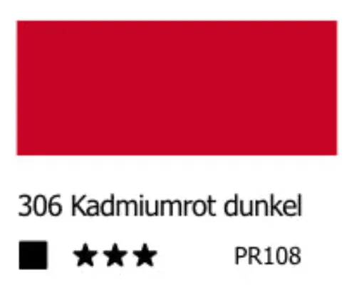 REMBRANDT Ölfarbe - 306 Kadmiumrot dunkel 40ml