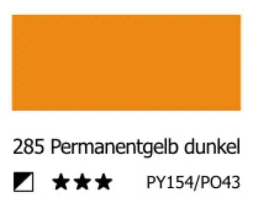 REMBRANDT Ölfarbe - 285 Permanentgelb dunkel 40ml