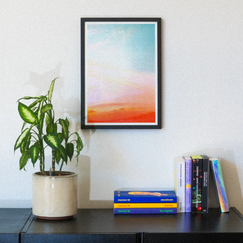 Fluorescent Sky (Din A3) | Edition SCHEE | Risographie