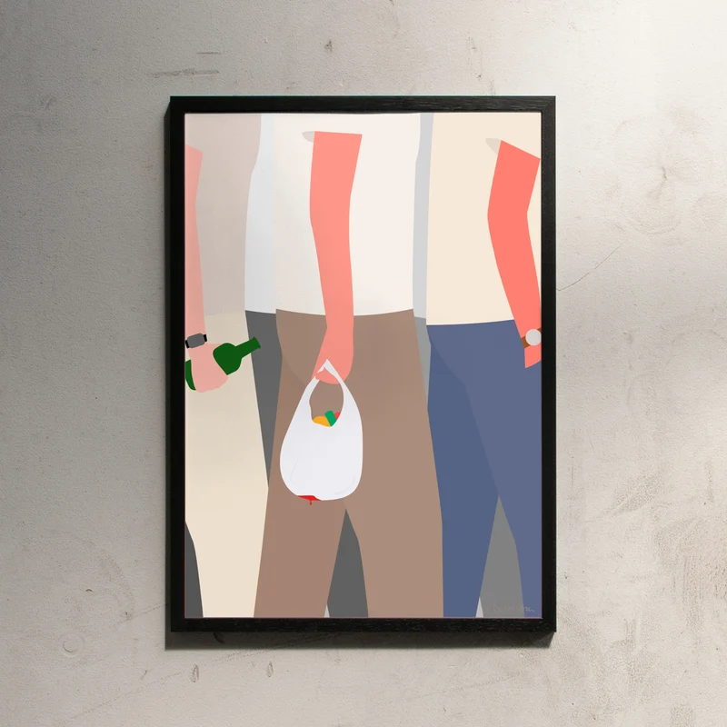 Myldretid (Din A2) | Fine Art Print von Swen Swenson