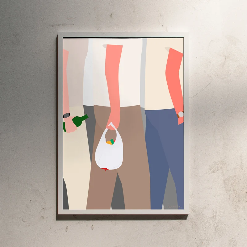 Myldretid (Din A2) | Fine Art Print von Swen Swenson