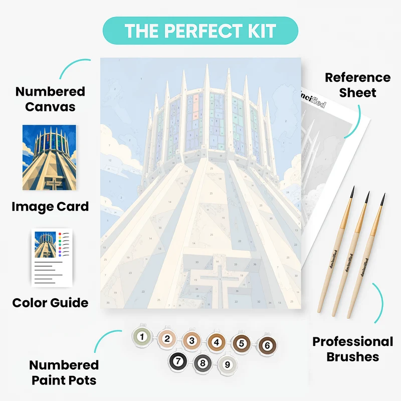 Cathedral Crown Skyward - Paint by Numbers Kit