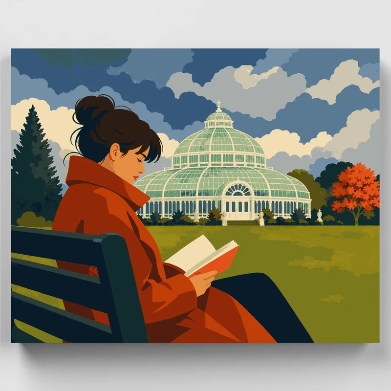 Palm House Reader - Paint by Numbers Kit