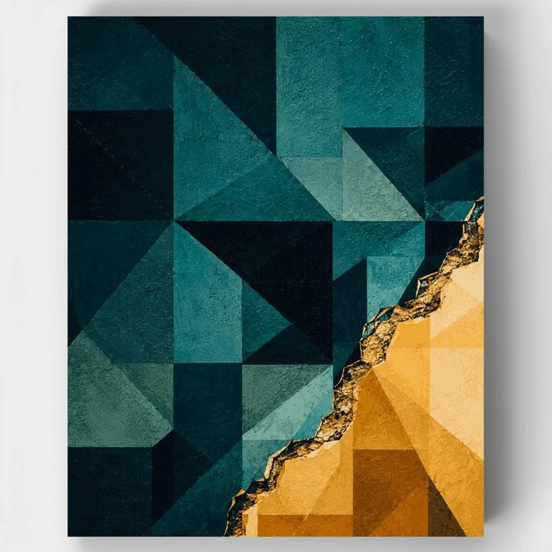 "Fault Line" Paint by Numbers Kit
