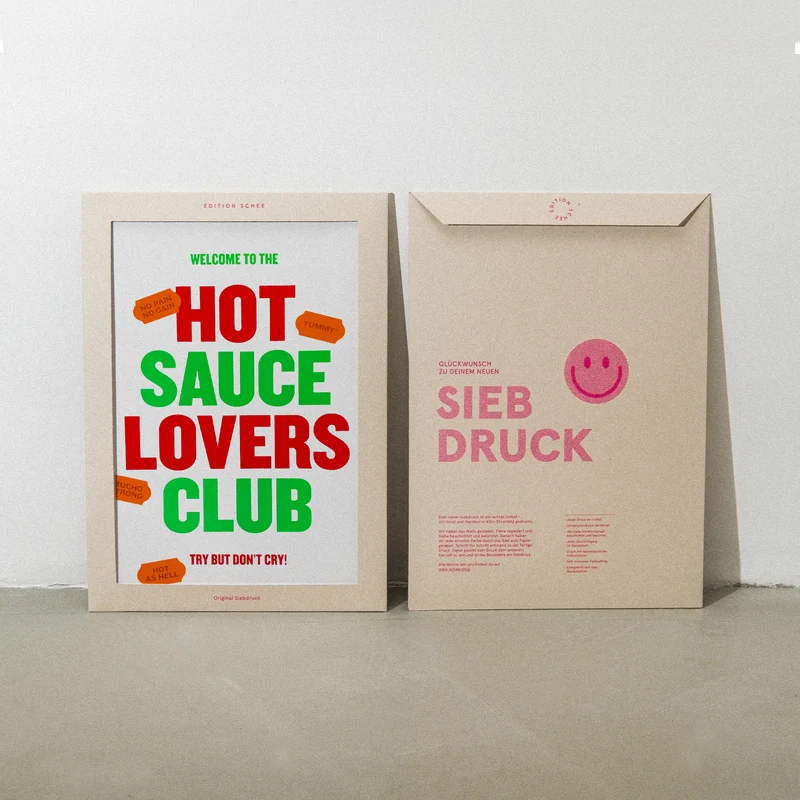 Hot Sauce Lovers (Din A3) | Edition SCHEE | Siebdruck