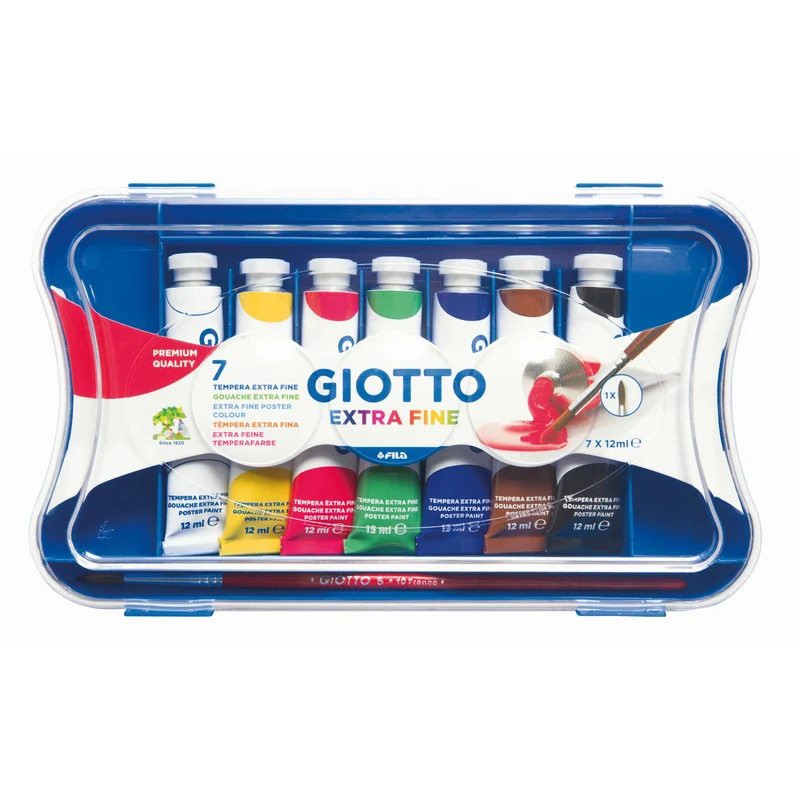 Tempere GIOTTO Extra Fine u tubama s kistom