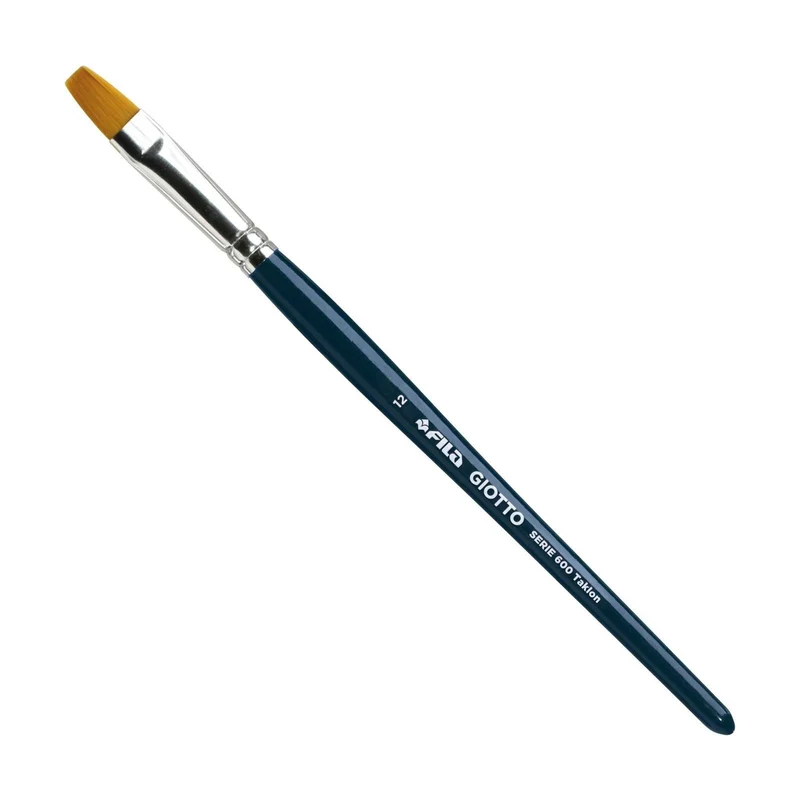 Plochý syntetický štetec GIOTTO Séria 600 Taklon