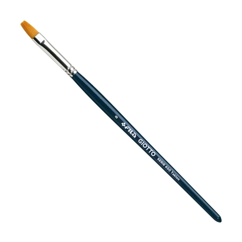 Plochý syntetický štetec GIOTTO Séria 600 Taklon