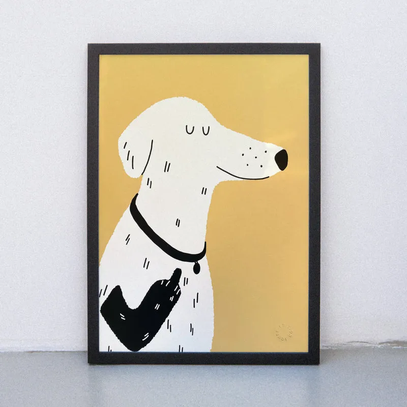 Woof You! (Din A3) | Edition SCHEE | Siebdruck