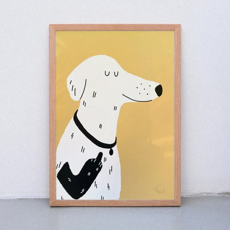 Woof You! (Din A3) | Edition SCHEE | Siebdruck