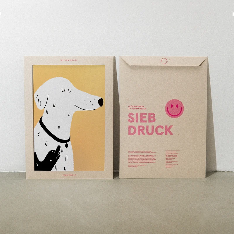 Woof You! (Din A3) | Edition SCHEE | Siebdruck