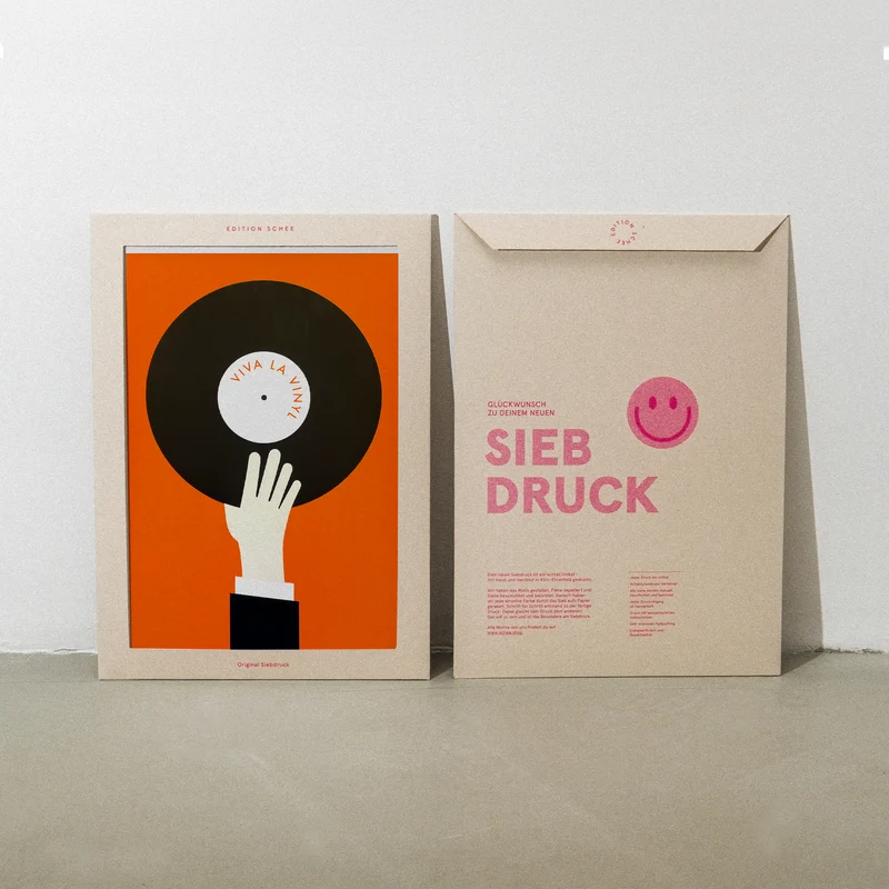 Viva La Vinyl (Din A3) | Edition SCHEE | Siebdruck