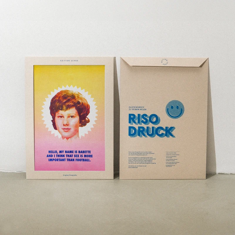 Sex and Football (Din A3) | Edition SCHEE | Risographie