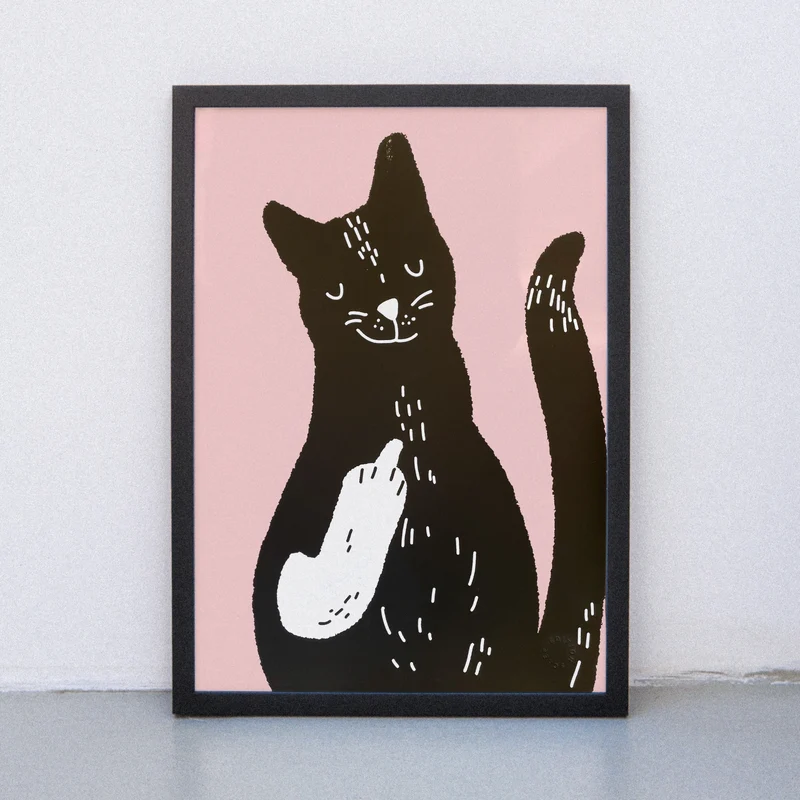 Meow You! (Din A3) | Edition SCHEE | Siebdruck
