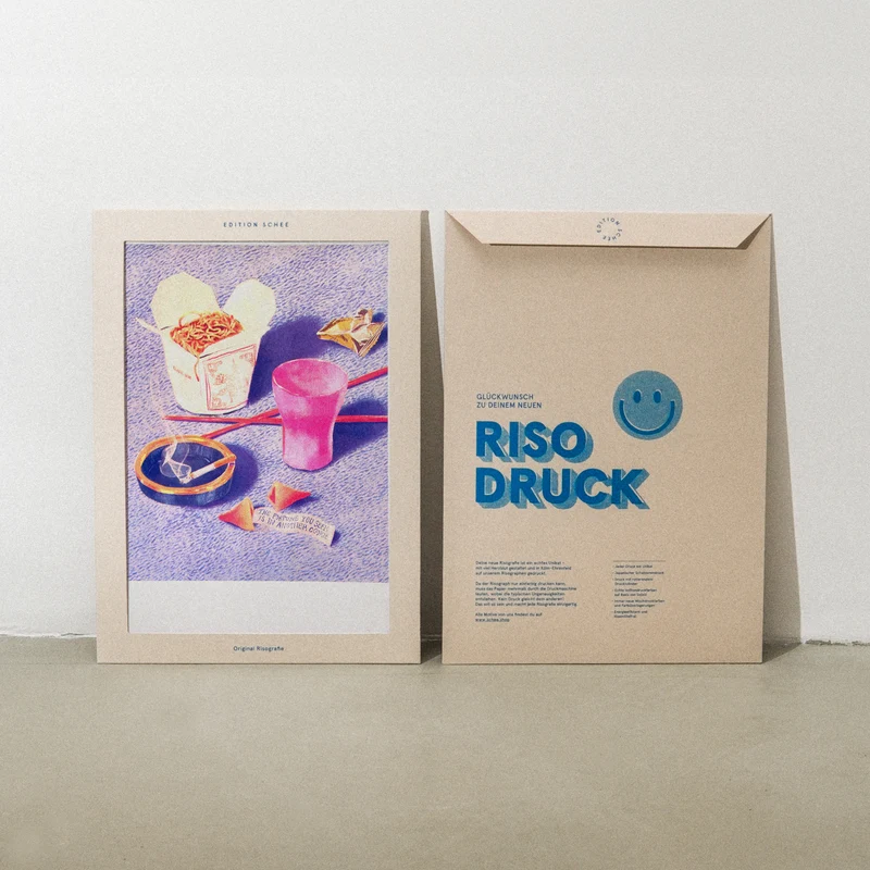 Fortune Cookie (Din A3) | Edition SCHEE | Risographie