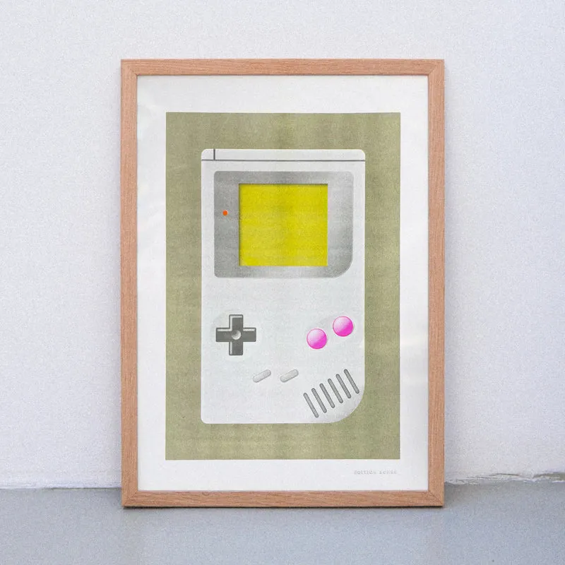 Game on (Din A3) | Edition SCHEE | Risographie