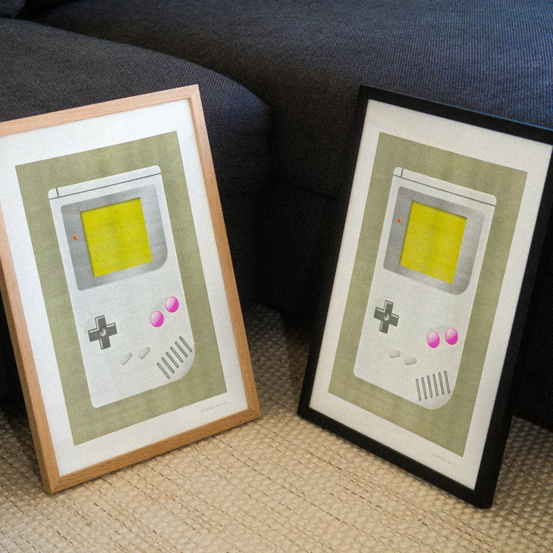 Game on (Din A3) | Edition SCHEE | Risographie