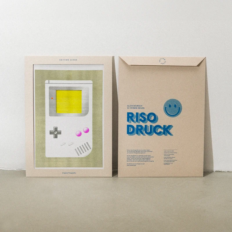 Game on (Din A3) | Edition SCHEE | Risographie