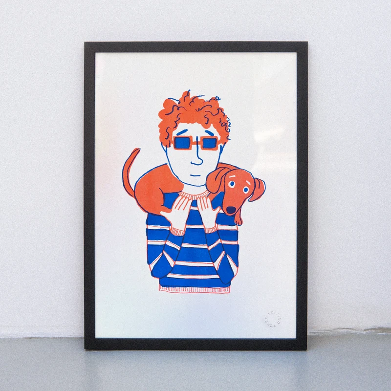 Dogman (Din A3) | Edition SCHEE | Risographie