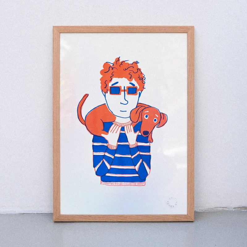 Dogman (Din A3) | Edition SCHEE | Risographie